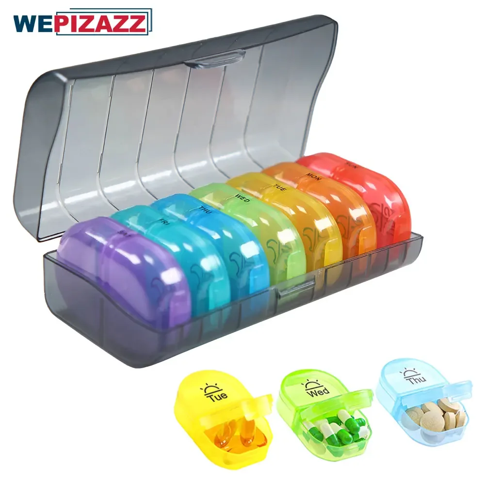 Food Storage With Dividers - Pudełko na pigułki 2 razy dziennie,
