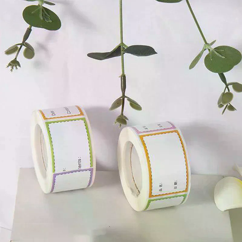Food Storage Labels - Samoprzylepne etykiety papierowe do przechowywania żywności