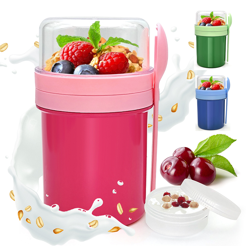Przenośny, dwuwarstwowy kubek  – Food Storage Meals recenzja i cena