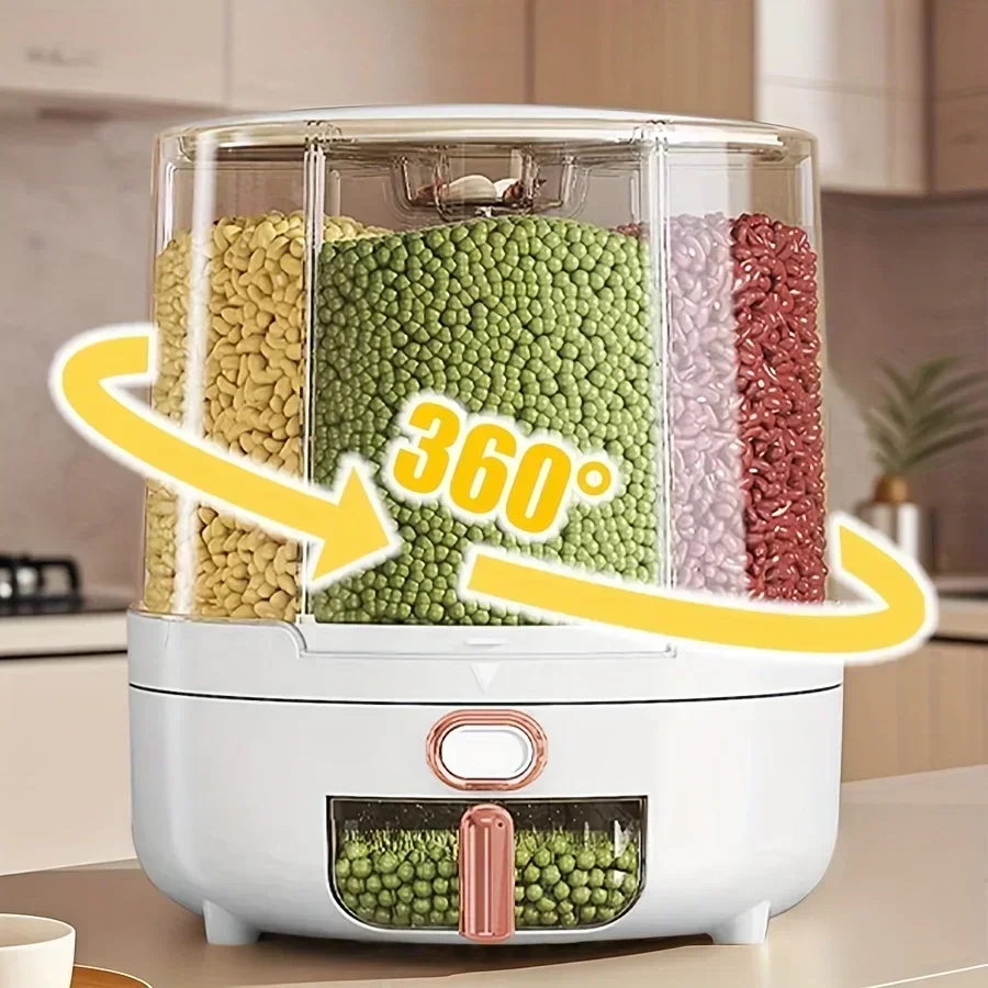 6-komorowy 360 °   Obrotowy, s – Food Storage Meals recenzja i cena