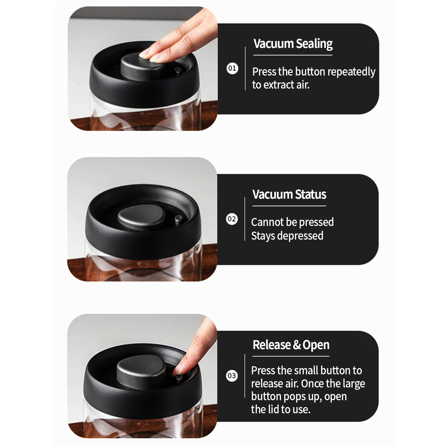 OANKR Próżniowy pojemnik na ka – Food Storage Meals recenzja i cena