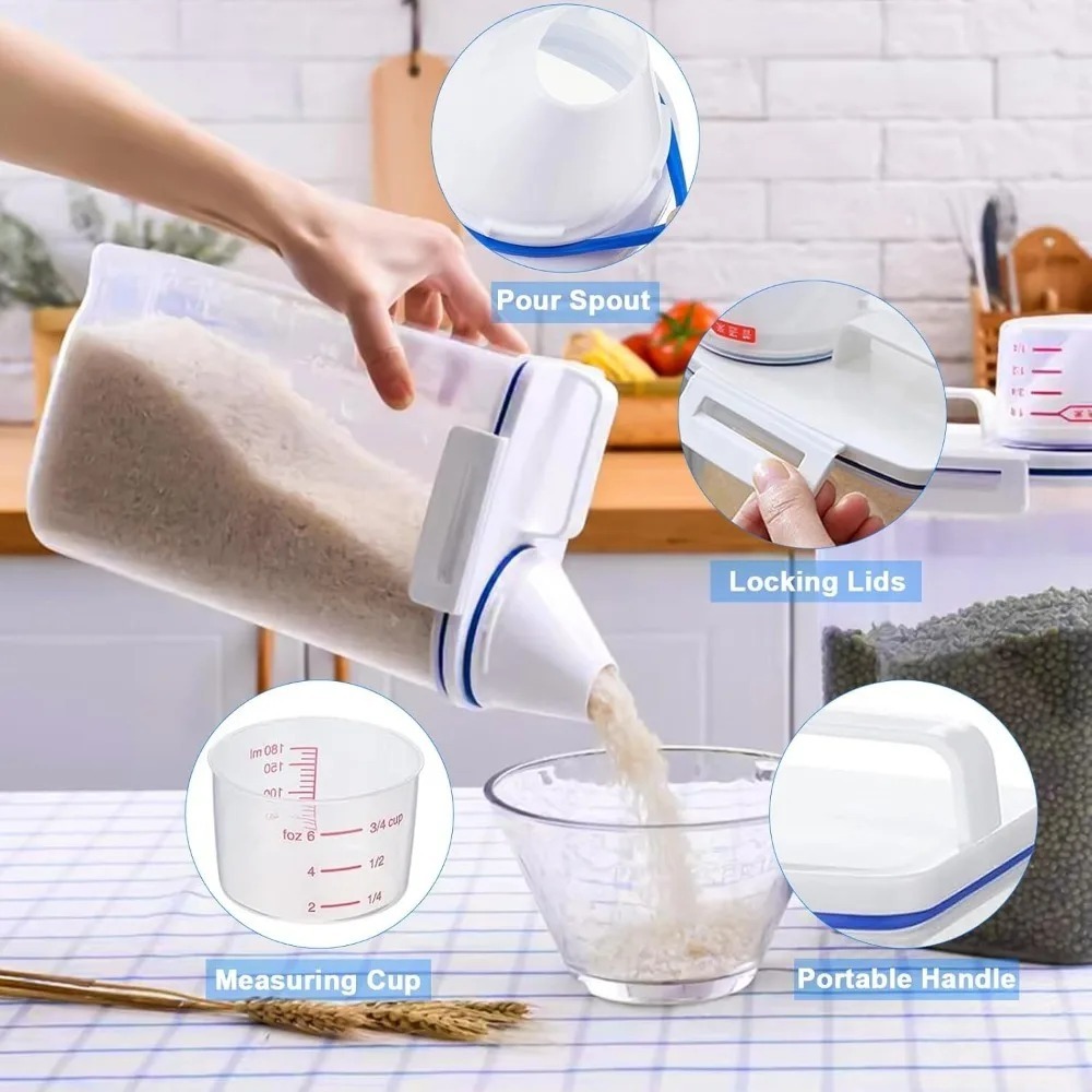 Pojemnik na ryż, suchą żywność – Food Storage Meals recenzja i cena