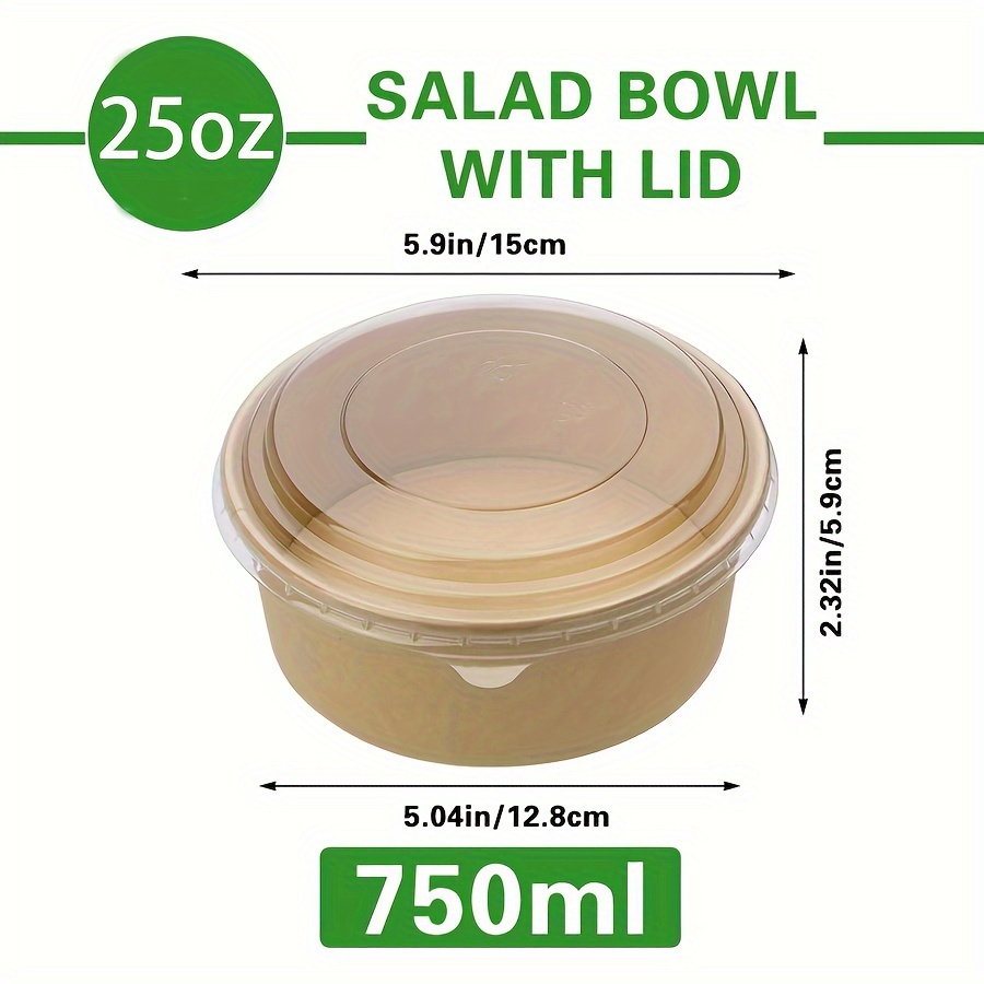 Papierowe miseczki z pokrywkam – Food Storage Meals recenzja i cena