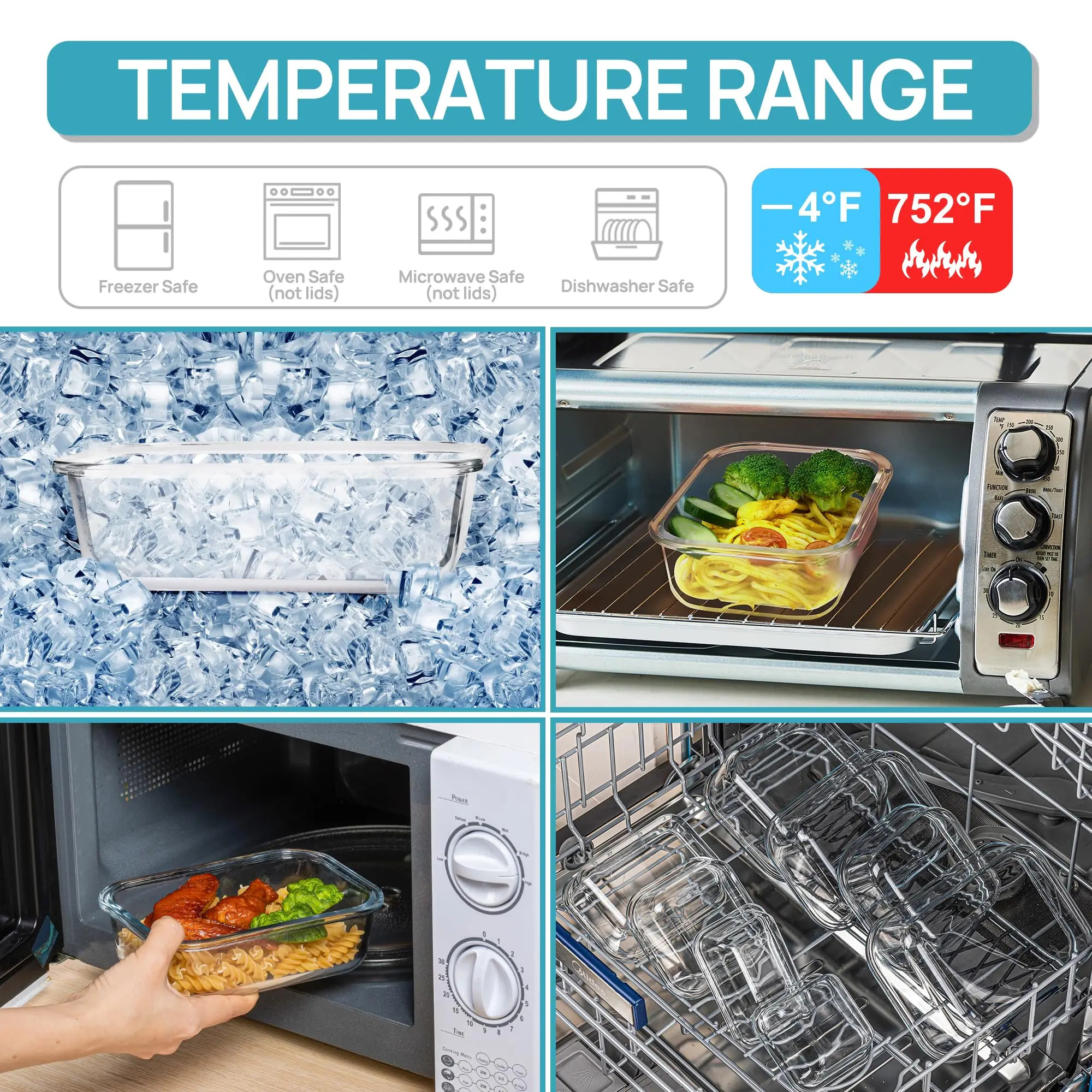 Szklane pudełko na lunch Pojem – Food Storage Oven Safe recenzja i cena