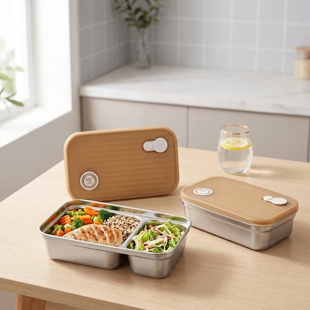 Pudełko na lunch ze stali nier – Food Storage With Dividers recenzja i cena