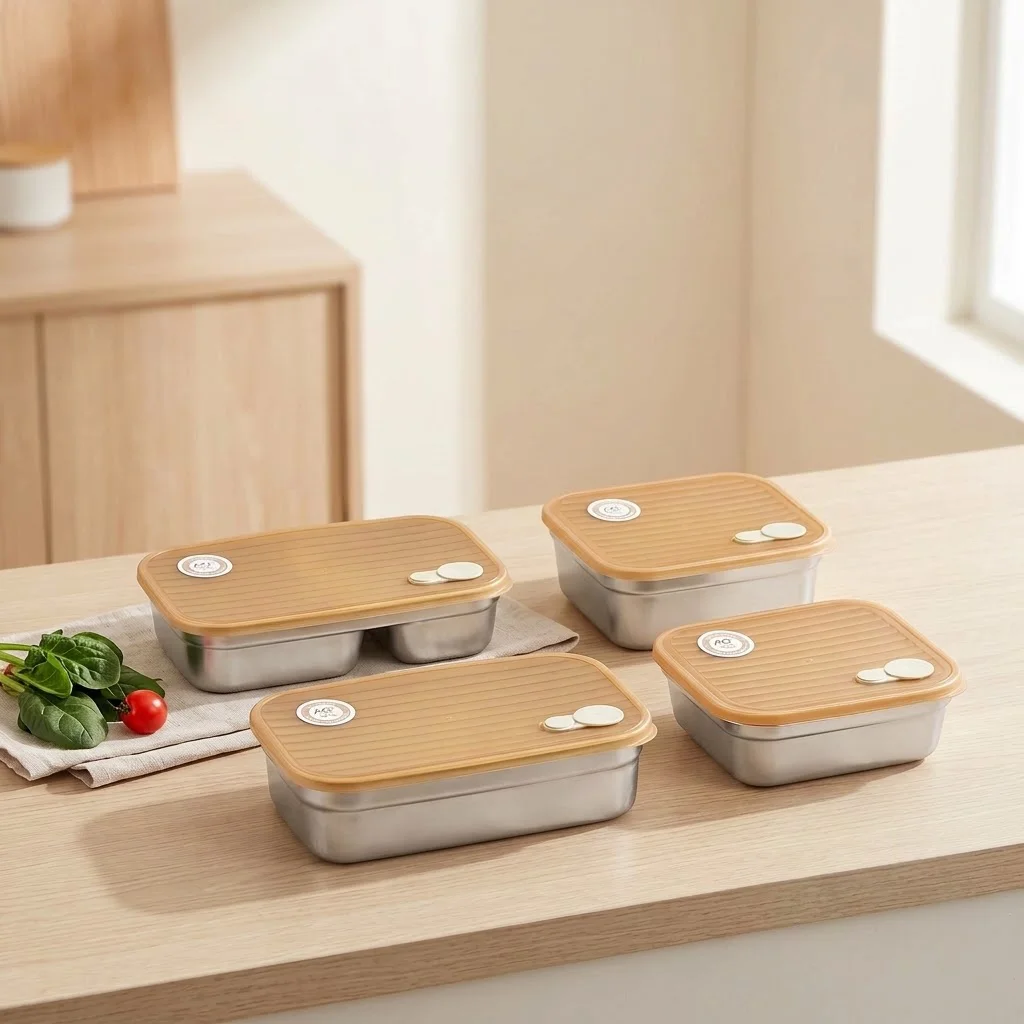 Pudełko na lunch ze stali nier – Food Storage With Dividers recenzja i cena